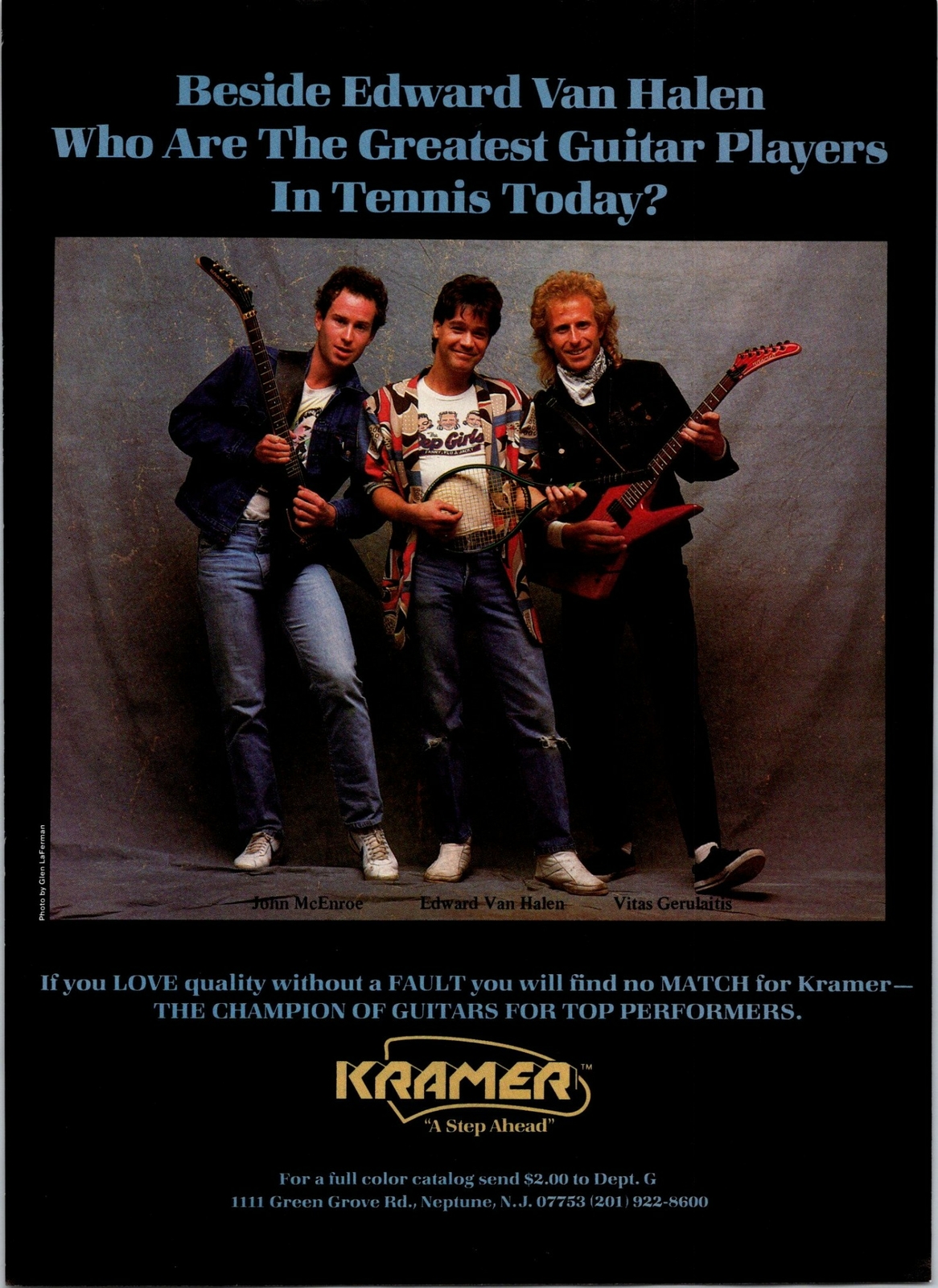 eddie van halen kramer ad