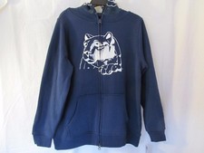 NWT Boy's PENN STATE NITTANY LIONS ZIP UP HOODIE, Mesh Mask Hoodie size Large