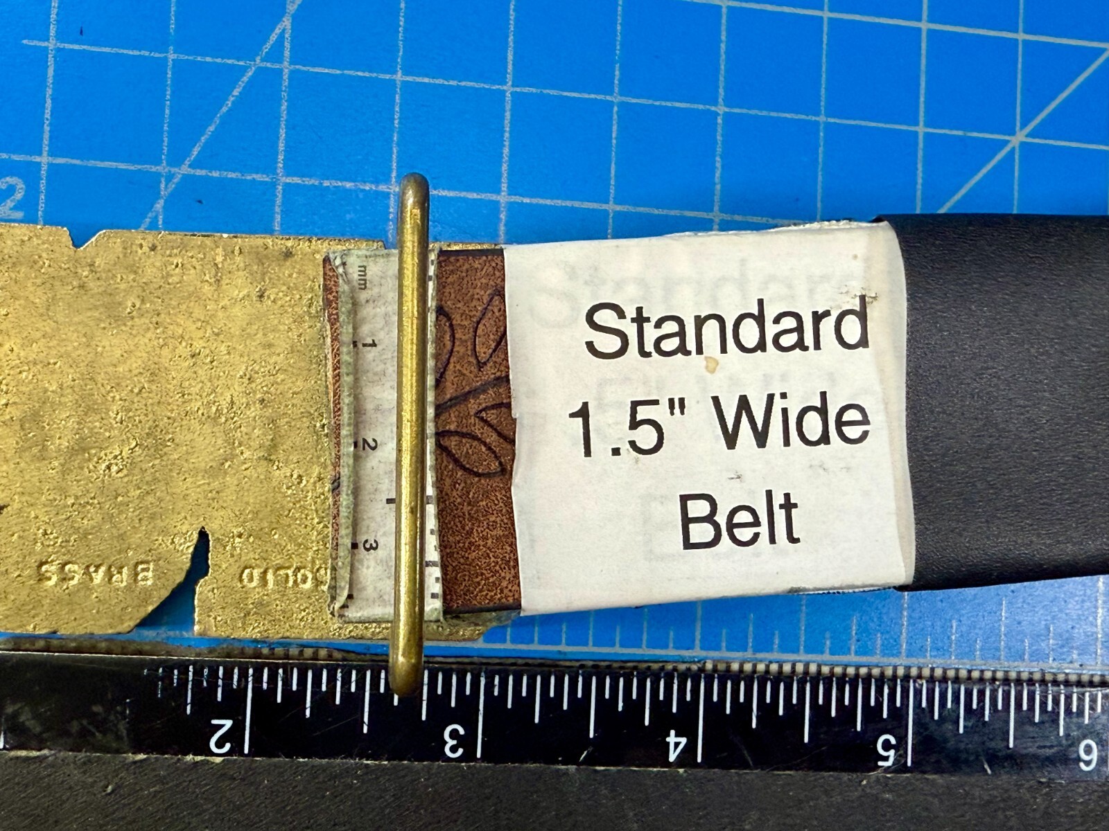 Custom Name DAN Block Letter Solid Brass Vintage … - image 5