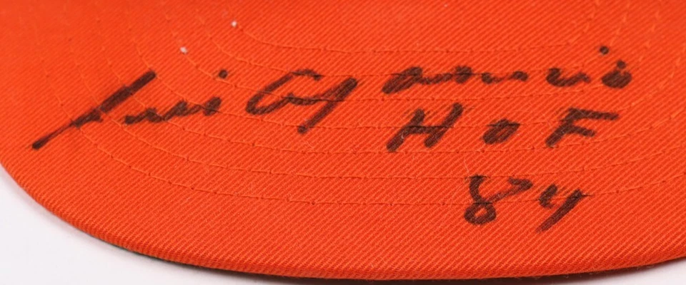 Sombrero firmado por Luis Aparicio Baltimore Orioles Insc "HOF 84" (JSA y PSA) 13xAll Star Foto 2 de 4