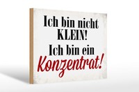 Holzschild Spruch 30X20Cm Bin Nicht Klein Bin Konzentrat Deko Schild Wooden Sign