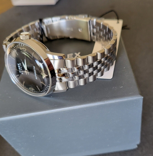 Timex Marlin Automático 40MM Acero Inoxidable Pulsera Esfera Negra TW2W93200 - Imagen 4 de 6