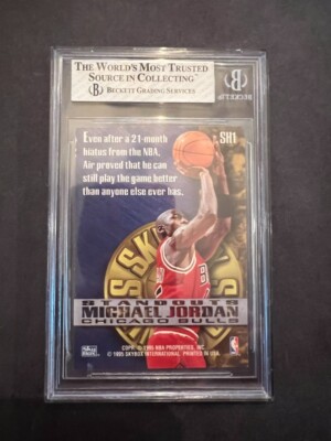 1995-96 Skybox Premium Michael Jordan Standouts Hobby BGS 7