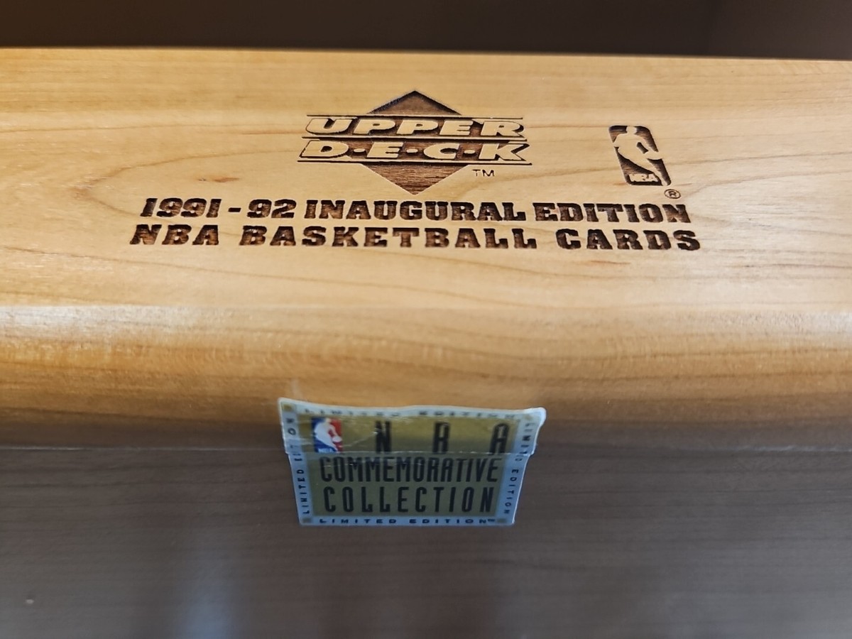 1991-92 Basketball Upper Deck Factory Wood Box Inaugural Limited