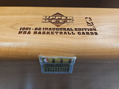 1991-92 Basketball Upper Deck Factory Wood Box Inaugural Limited