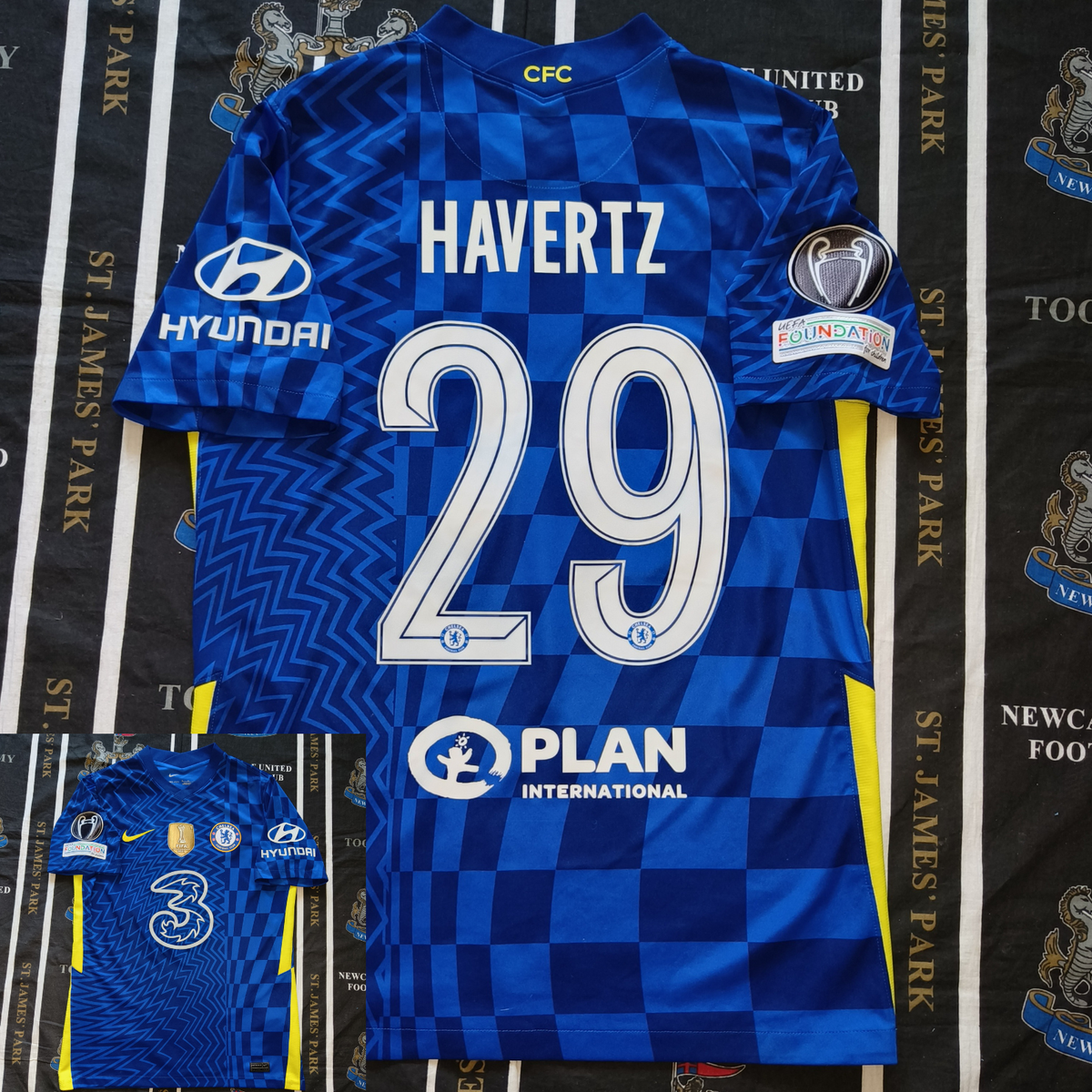 Chelsea London Home Football Shirt Jersey Nike 2021 2022 Kai