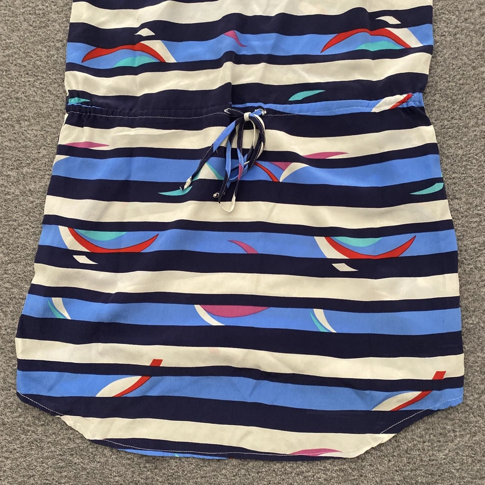 Vestido para mujer Yumi Kim talla pequeña a rayas de verano seda estilo mameluco 1/4 cremallera Foto 3 de 4