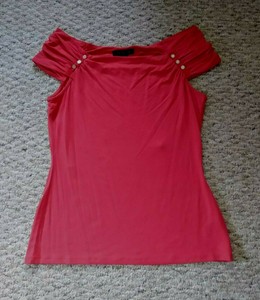 white house black market off shoulder top