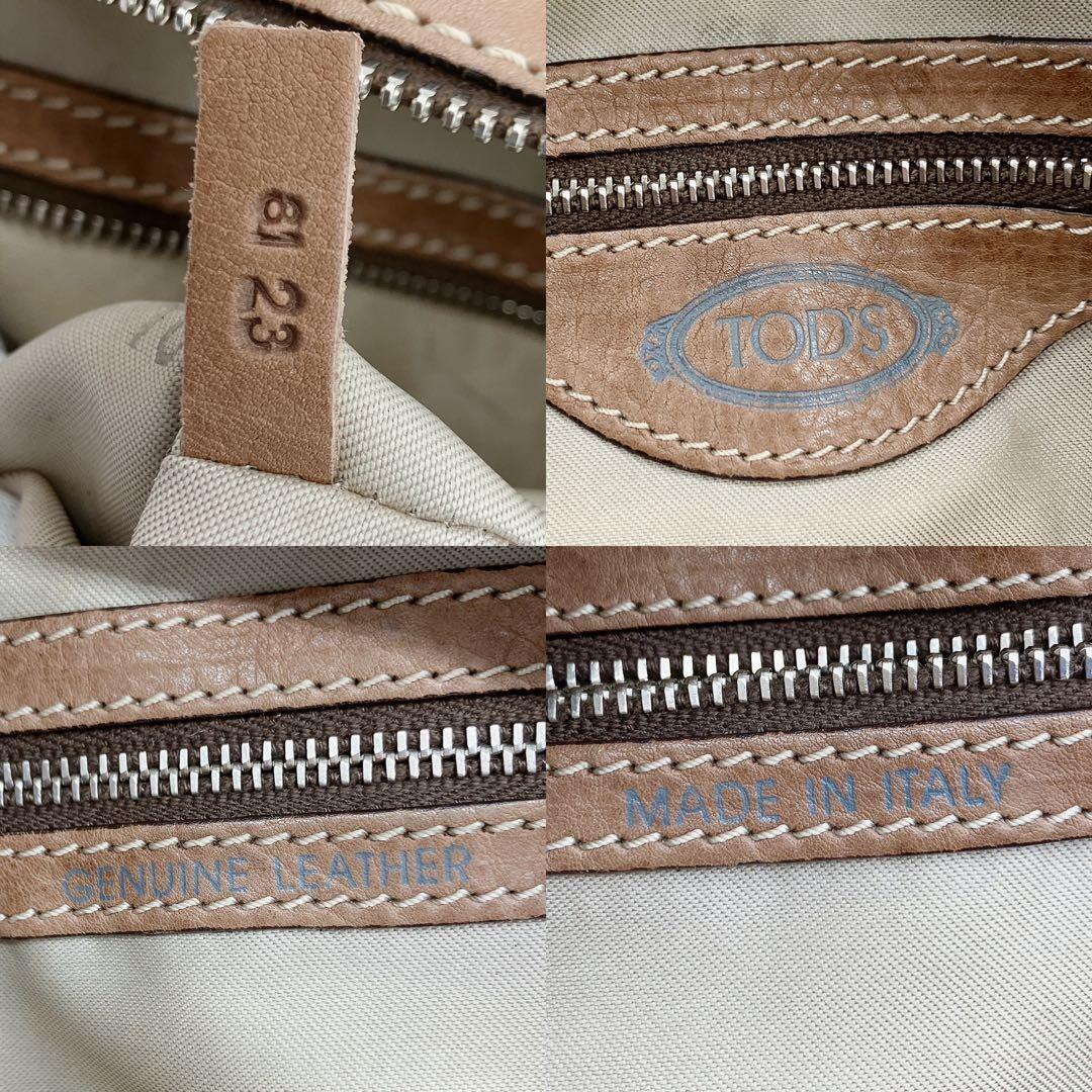 Tod's スタイリング2ウェイバッグ nude beige 美品 TOD'S] 2-way bag D-STYLING leather beige casual women's used