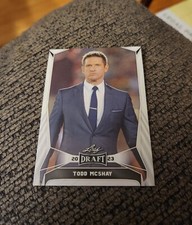 2023 Leaf Draft Football Todd McShay #30 ESPN NFL NCAA