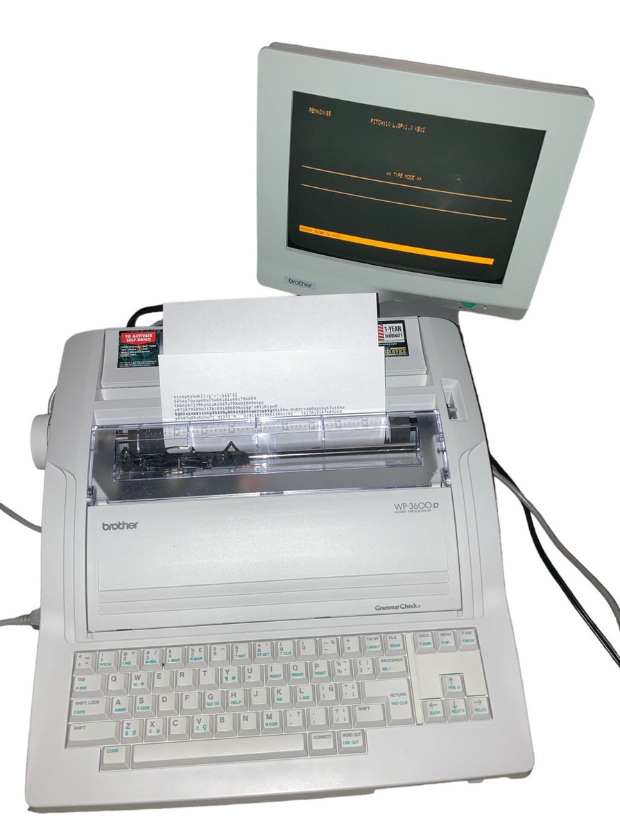 アメリカ製 ブラザー電子タイプライター WP-1400D 【公式通販】