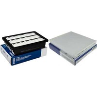 Mahle / Knecht Set Filterpaket Innenraumfilter LA 343 Luftfilter LX 2832