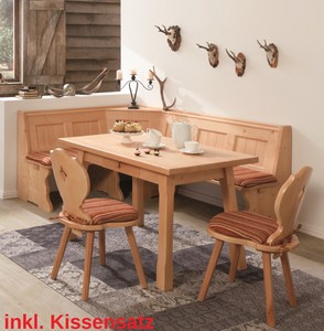 Eckbankgruppe Rosenheim Nr1 190cm X 190cm Fichte Massiv Lack Inkl Kissensatz Ebay