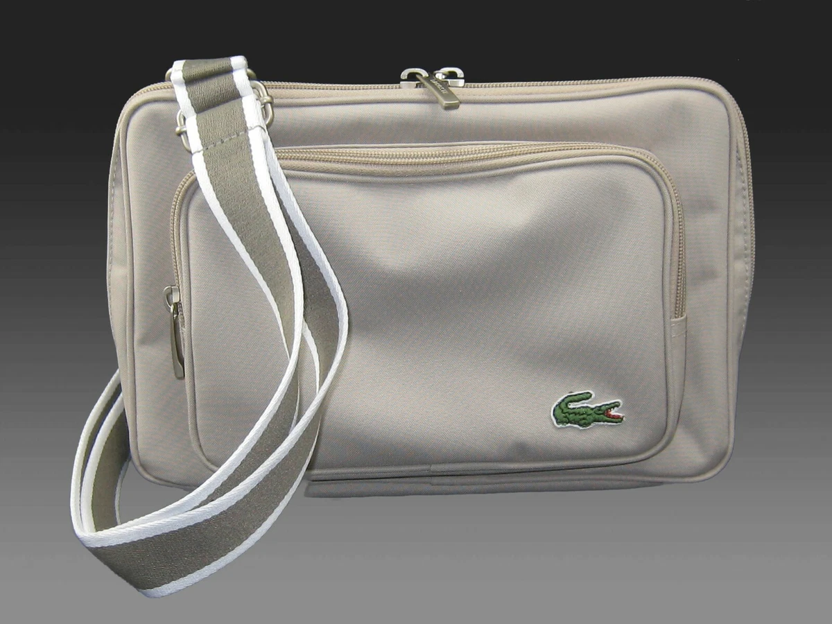 New Vintage LACOSTE L71 Horizontal Cross over SHOULDER BAG Casual