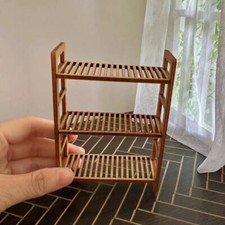 1:12 Scale Dolls House Miniatures Display Stand Shelf Rack Living Room Accessory