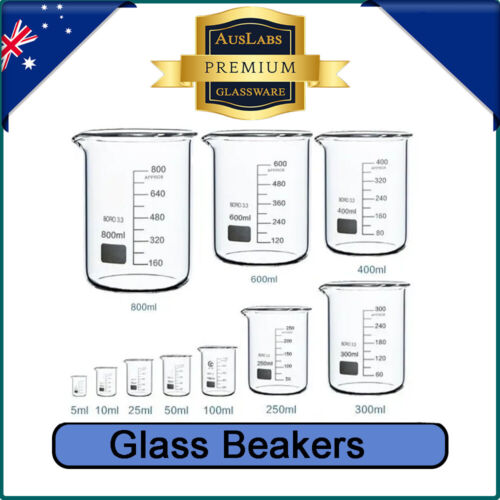 Glass Beaker Low Form TECHNOS BOROSILICATE graduated 50ml - 2000ml - Picture 9 of 11