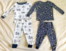 Batman 12 Month Black And White Pajama Set