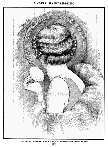 1930s Hairstyle Book Marcel Waving Flapper Dirty 30s Speakeasy Prohibition Hair - 第 22/24 張圖片