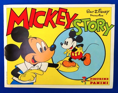 1982 MICKEY Mouse STORY ~ Panini Italian Sticker Album ~ missing 1 sticker