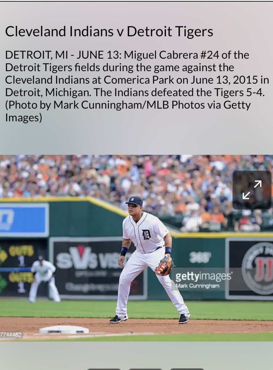 2016 topps strata Miguel Cabrera patch auto PSA 10 game worn 2015 MLB AUTH 2 hit view 9