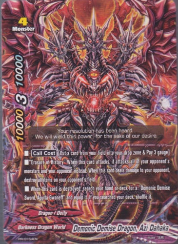 Future Card Buddyfight - Demonic Demise Dragon, Azi Dahaka - PR