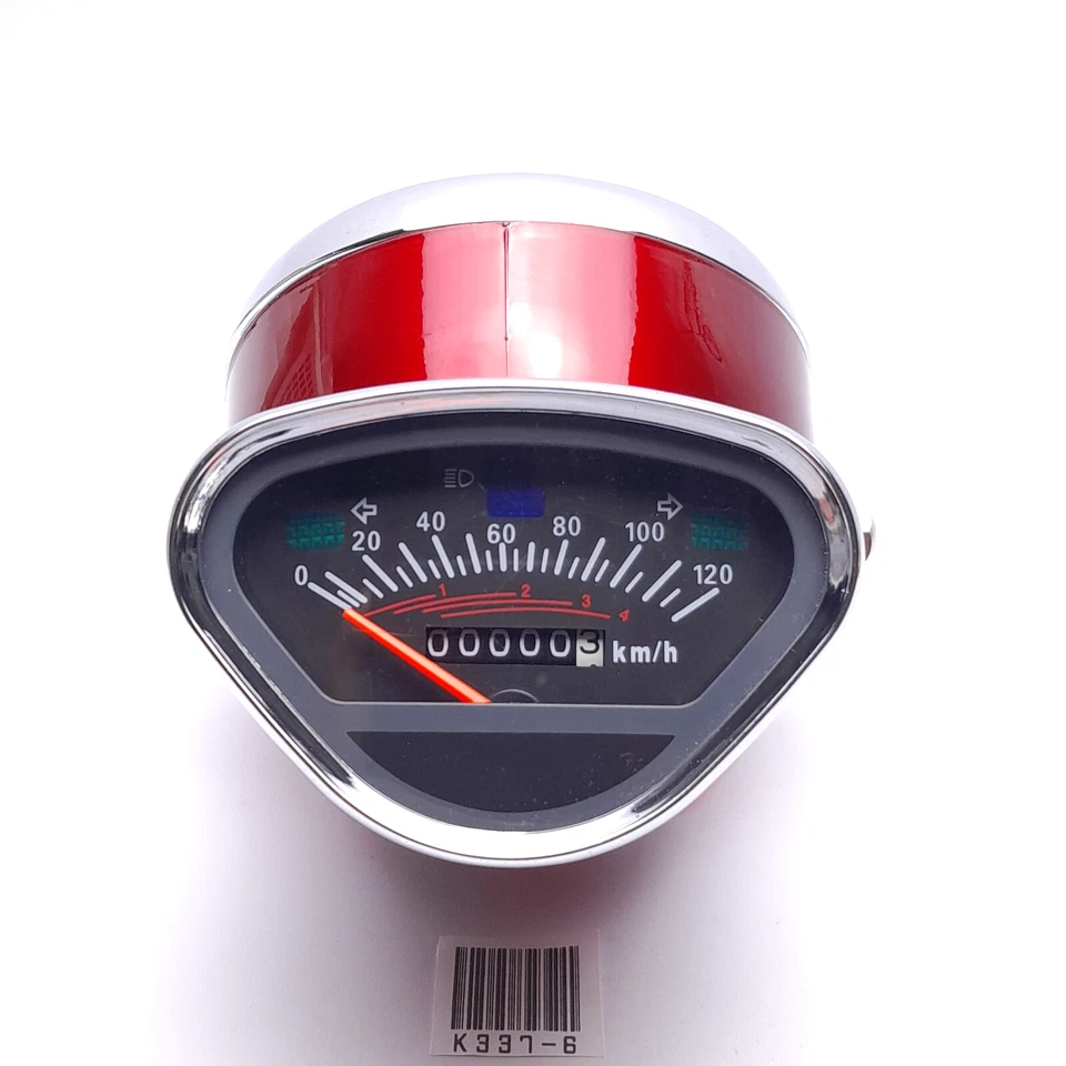 Luz principal roja completa Honda S90 SL90 May Fit SS50 ST70 CF50 CF70 DAX nueva #3 Foto 3 de 4