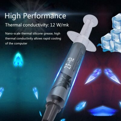 ZF-12 Thermal Paste Compound Conductive 12W/mk, Genuine in ZF-12 Thermal Paste Compound Conductive 12W/mk, Genuine in