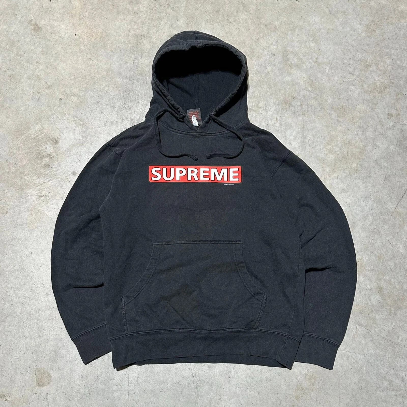 Sweat à capuche Powell Peralta Supreme Box Logo Skateboard Streetwear années 2000 Y2K 