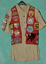 Boy Scouts Of America Shirt Mens XL Vintage Lots Of Insignias , Made In USA