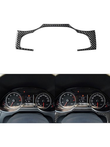 Carbon Fiber Interior Speedometer Frame Trim Cover Decor For Audi Q5 2009-2017 - Picture 11 of 12