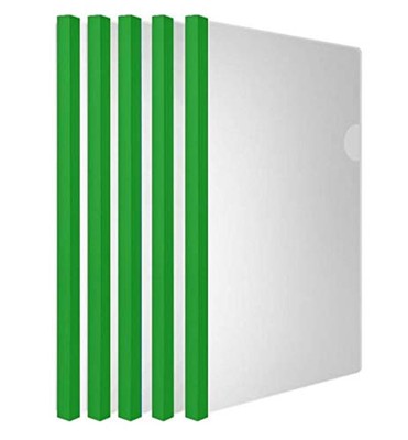 Sliding Bar Clear Report Covers, 10mm, 18C, 40 Sheet Capacity, Transparent Re...