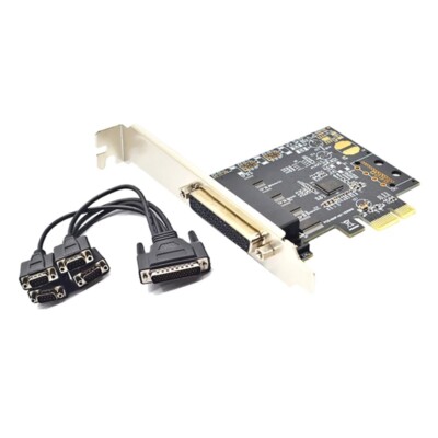 2 Poort Rs232 Db9 Pcie Adapter Windows Linux 2-poorts PCI Express RS232 Seriële Adapter – Vervangt PEX2S953, Voor Windows/Linux 2-poorts DB9 Adapter