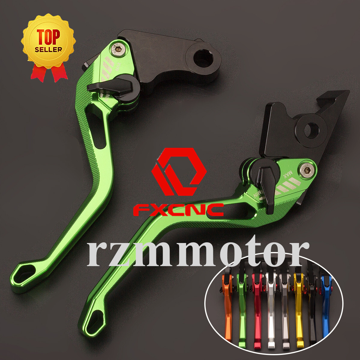 maruページ For Kawasaki ZX10R 2006-2015 CNC Short/Long Clutch Brake Levers 3D