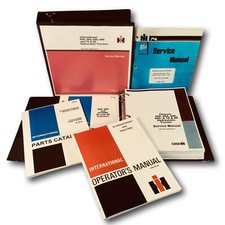 Farmall International 666 Gas Tractor Service Parts Operators Manual Repair Set