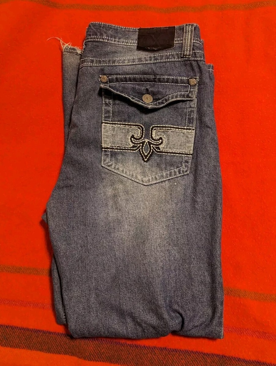 Vtg Y2K Xtreme Couture Jeans Mens 38x30 Baggy Grunge Affliction