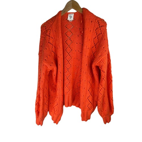 Pointelle Cardigan Open 