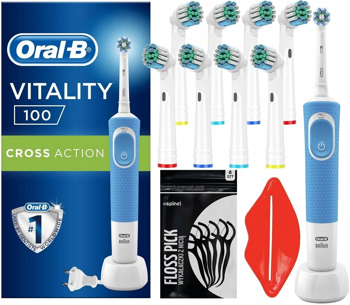 Oral B Limpieza Profesional 1 - Cepillo Eléctrico Avanzado para