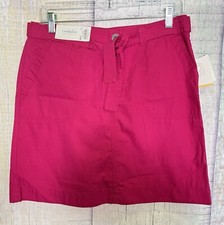 NWT Croft  Barrow Sz 8 Fuchsia Natural Fit Skort