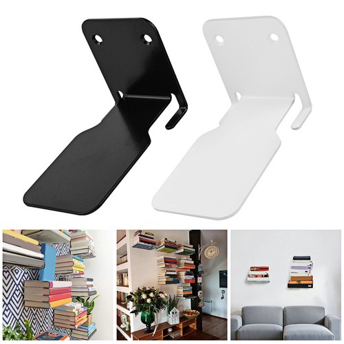 Floating Book Shelves for Wall Steel Constructed Hidden Bookshelf Heavy-duty - Picture 2 of 16