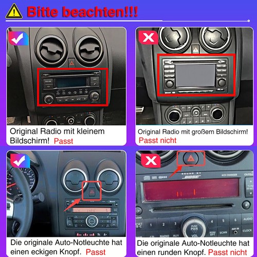 DAB+ Für Nissan Qashqai J10 2007-2015 Android 14 Carplay Autoradio GPS Navi WIFI - Bild 5 von 14