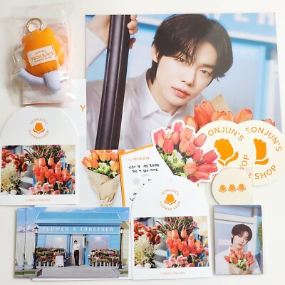 TXT YEONJUN's Flower Shop Photo Package, Necklace, DIY Acrylic