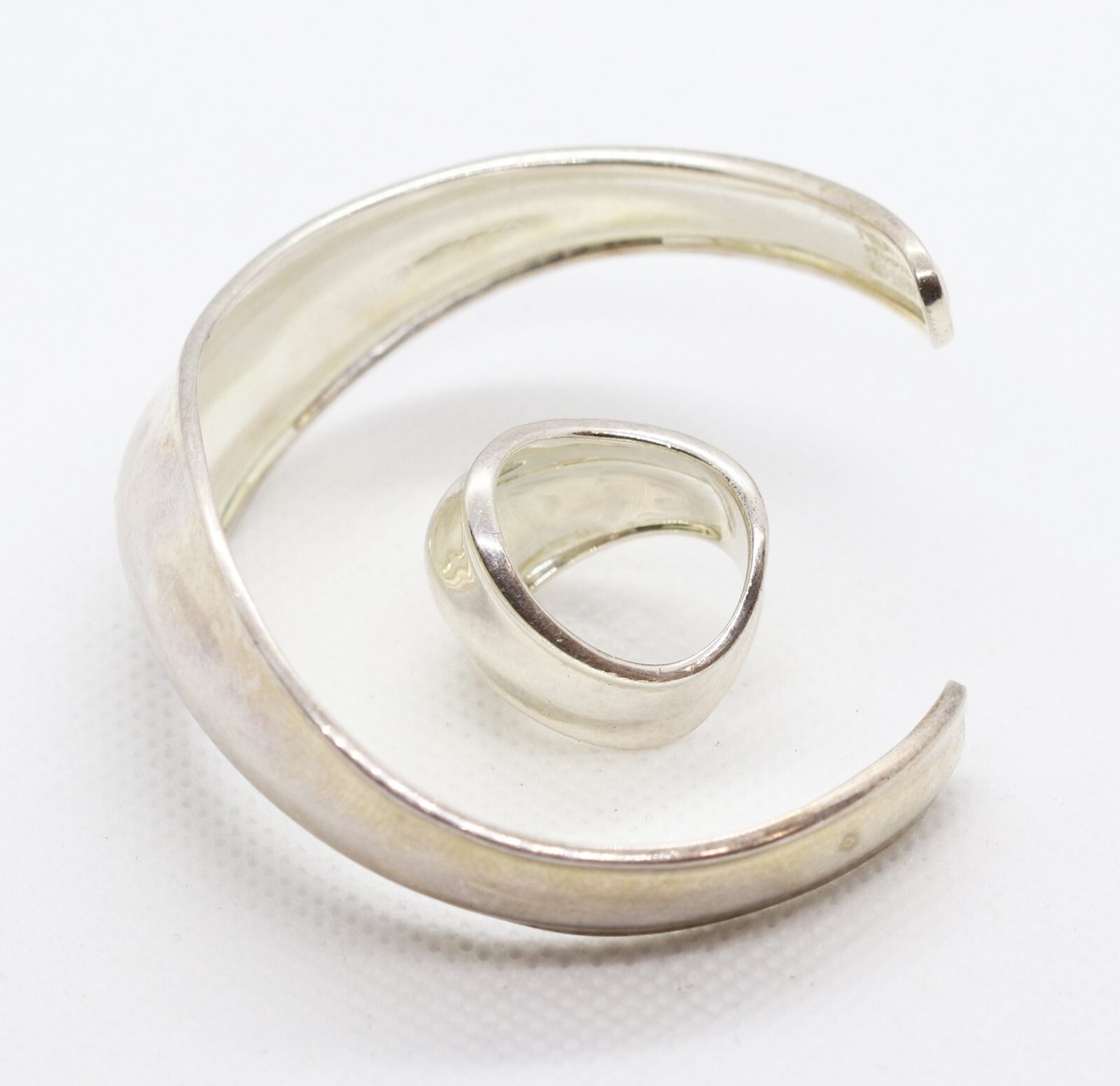 Robert Lee Morris RLM Studio Silver Dome Swoop Wave Cuff