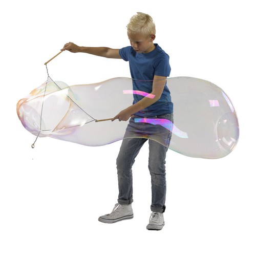 SES CREATIVE Soffiatore Mega Bolle per Bambini, da 5 a 12 Anni, Multicolore - Foto 2 di 5