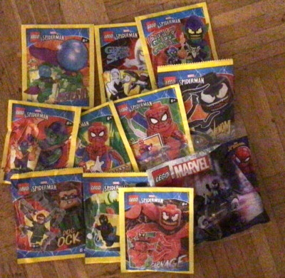 Auswahl Lego Marvel Spiderman Minifigure Figuren Foil Pack / Paperbag