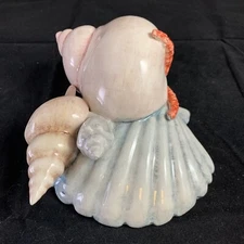 Capodimonte Ceramic Shell Starfish Sculpture I Borbone Beach Decor Italy Sea