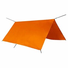 ORANGE TARP SHEET Tarpaulin Camping Strengthened Waterproof Heavy Duty 90 g/sm