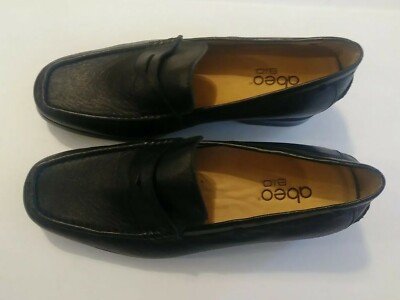 Abeo B.I.O. System USA Mens Size 9.5 Black Leather Penny  display picture 3