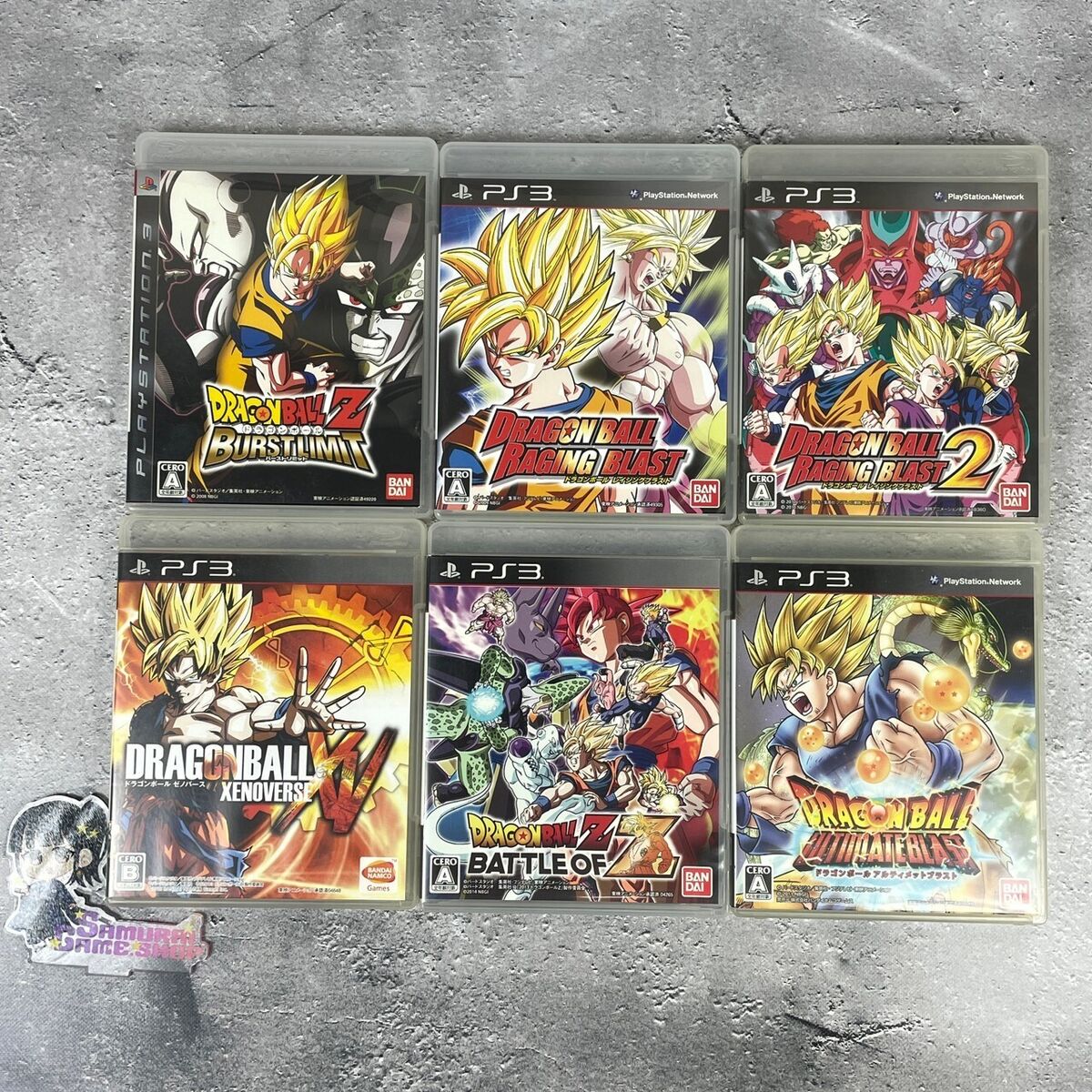 PS3 DRAGON BALL Z Burst Limit Raging Blast 2 Xenoverse XV Battle of  Ultimate JP