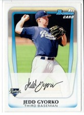 2011 Bowman Prospects JEDD GYORKO RC San Diego Padres