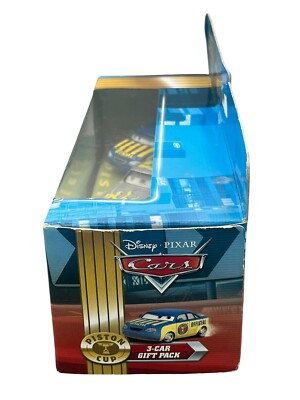 DISNEY PIXAR CARS PISTON CUP 3-PACK TOM DARRELL CARTRIP BOB
